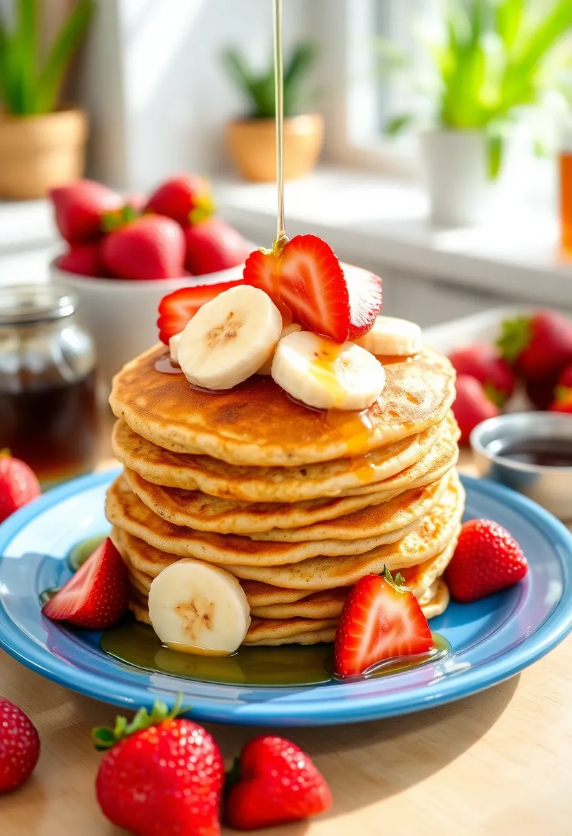 18 Family-Friendly Breakfast Ideas That Are Quick & Healthy (Kids Will Love #4!) - 1. Banana Oatmeal Pancakes