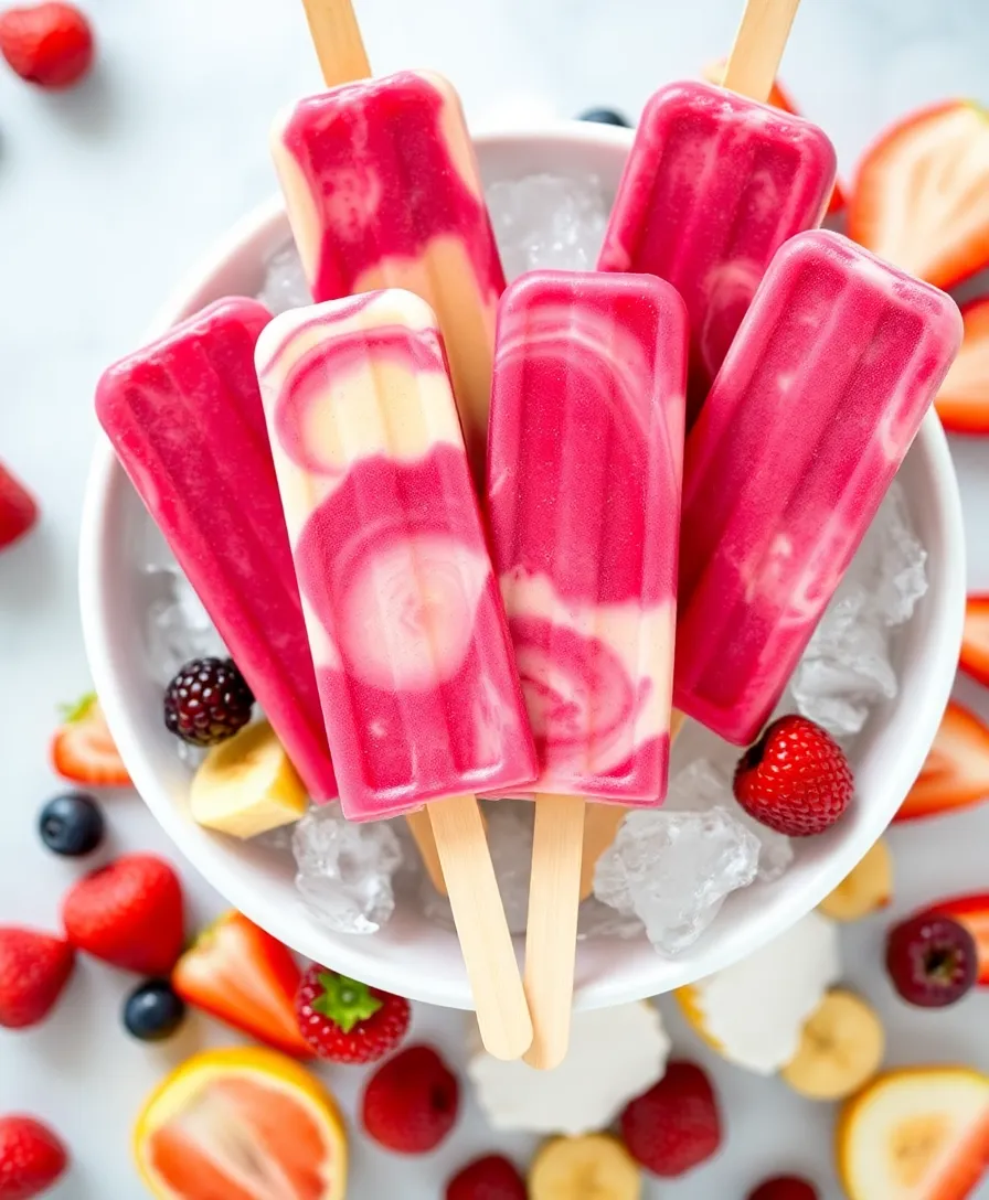 18 Family-Friendly Breakfast Ideas That Are Quick & Healthy (Kids Will Love #4!) - 15. Breakfast Smoothie Popsicles