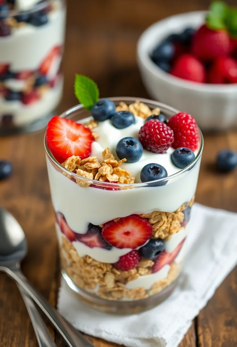 18 Family-Friendly Breakfast Ideas That Are Quick & Healthy (Kids Will Love #4!) - 2. Yogurt Parfait