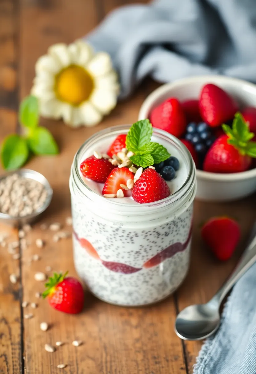 18 Family-Friendly Breakfast Ideas That Are Quick & Healthy (Kids Will Love #4!) - 6. Overnight Chia Pudding