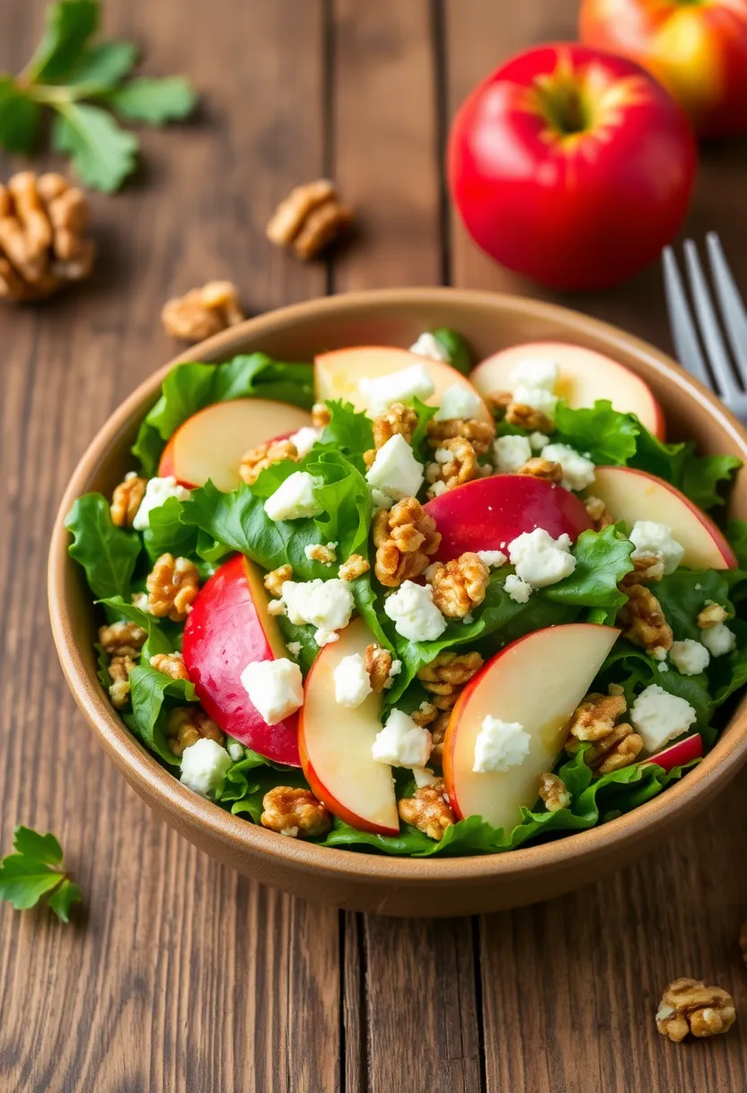 Salad Recipes Healthy Easy: The Ultimate Guide to Deliciousness! - 12. Apple and Walnut Salad