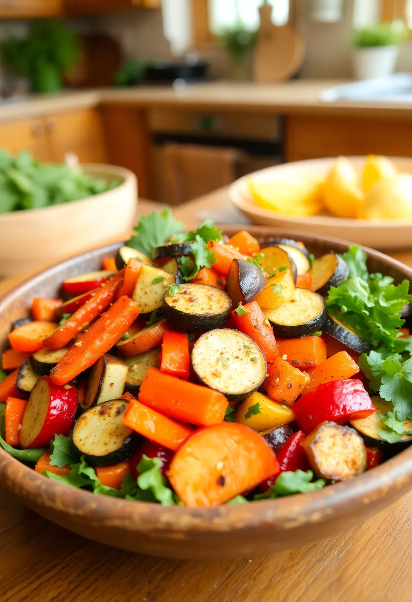 Salad Recipes Healthy Easy: The Ultimate Guide to Deliciousness! - 13. Roasted Vegetable Salad