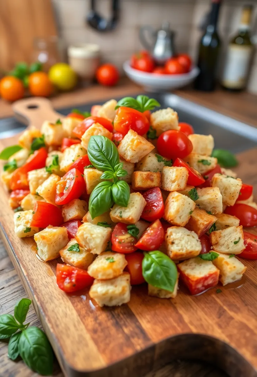 Salad Recipes Healthy Easy: The Ultimate Guide to Deliciousness! - 14. Panzanella Salad