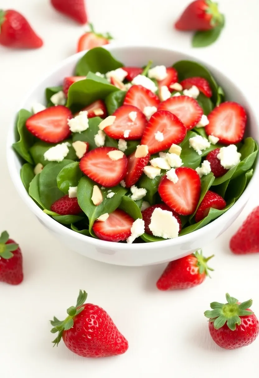 Salad Recipes Healthy Easy: The Ultimate Guide to Deliciousness! - 2. Spinach and Strawberry Salad