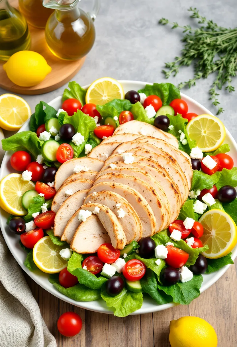 Salad Recipes Healthy Easy: The Ultimate Guide to Deliciousness! - 6. Greek Salad with Grilled Chicken