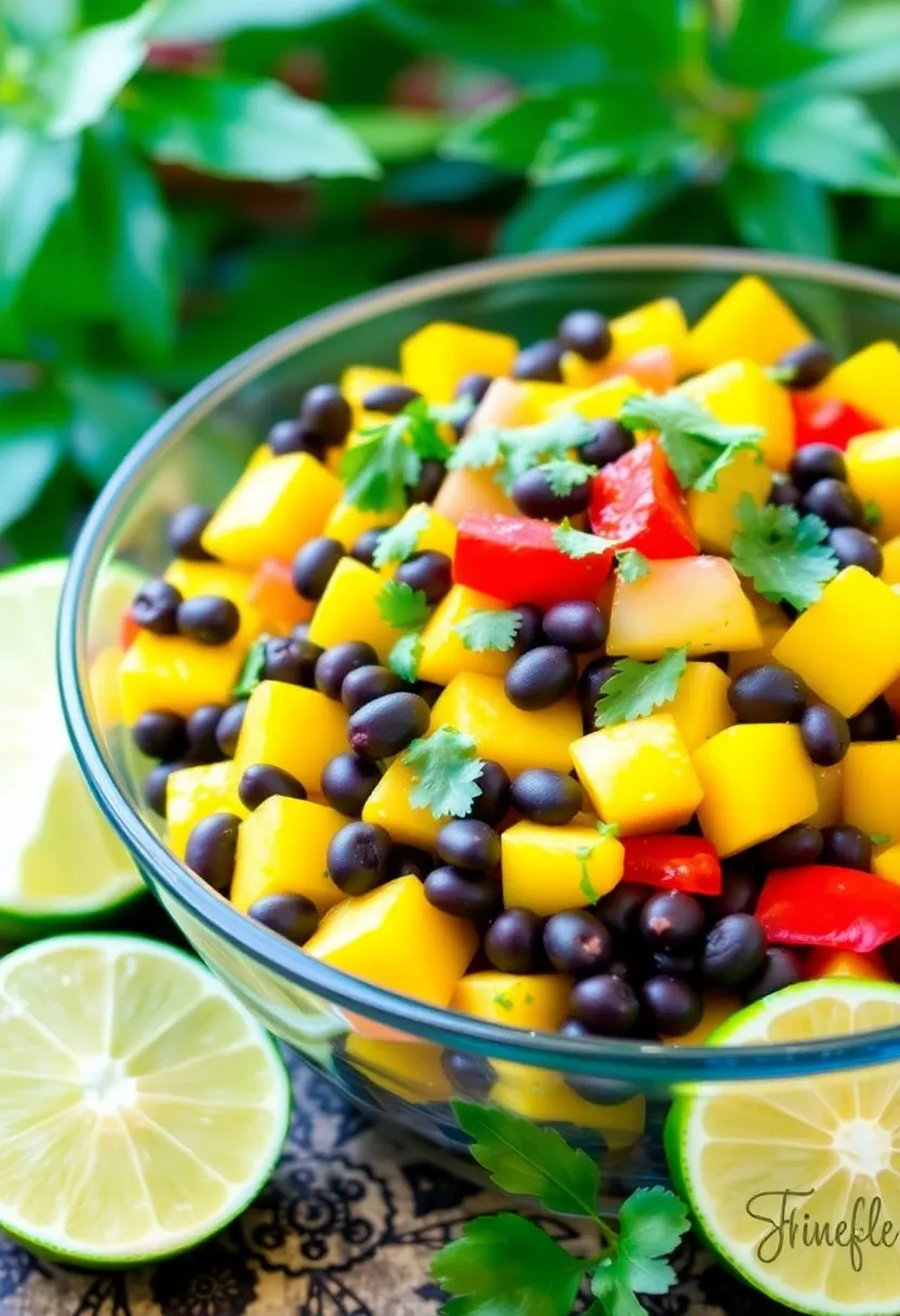 Salad Recipes Healthy Easy: The Ultimate Guide to Deliciousness! - 7. Tropical Mango and Black Bean Salad