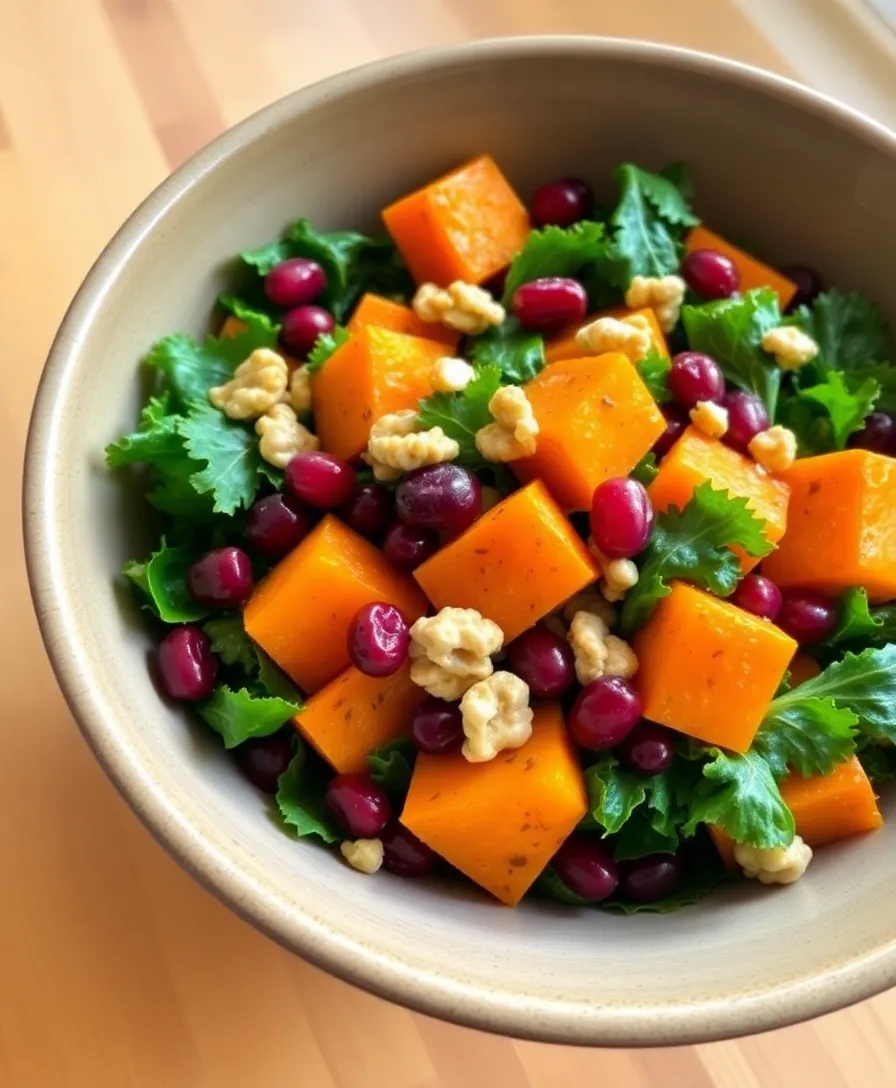 Salad Recipes Healthy Easy: The Ultimate Guide to Deliciousness! - 9. Sweet Potato and Kale Salad