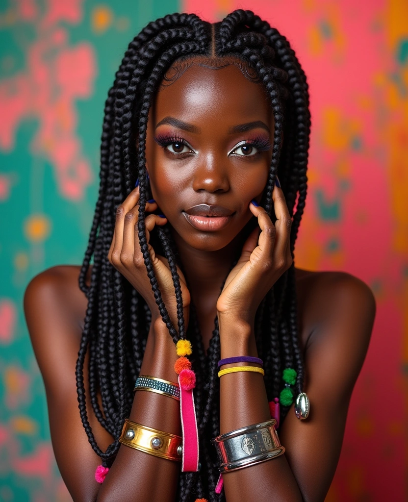 15 Trendy Box Braids Looks That Are Perfect for This Summer (You Won't Believe #8!) - 12. Box Braids with Accessories