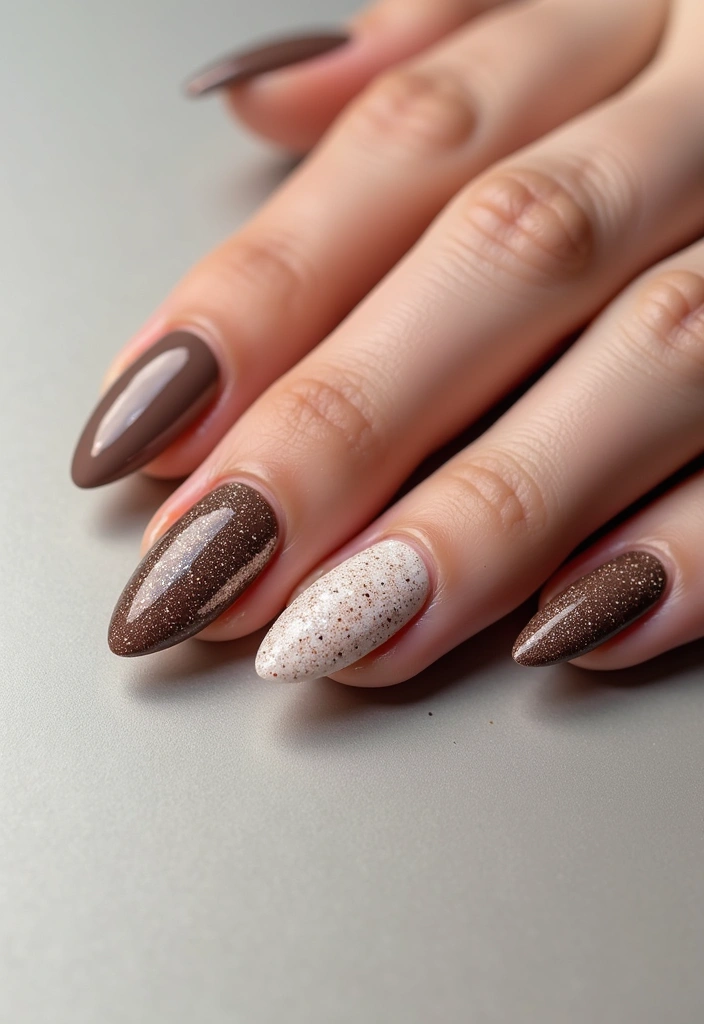 18 Chic Almond Nail Colors for Every Season (Find Your New Favorite at #7!) - 17. Textured Nails for a Modern Edge