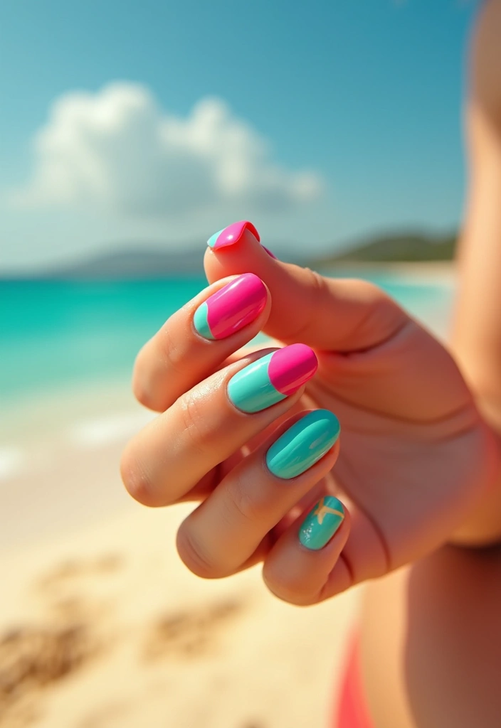 18 Chic Almond Nail Colors for Every Season (Find Your New Favorite at #7!) - 2. Bright and Bold for Summer