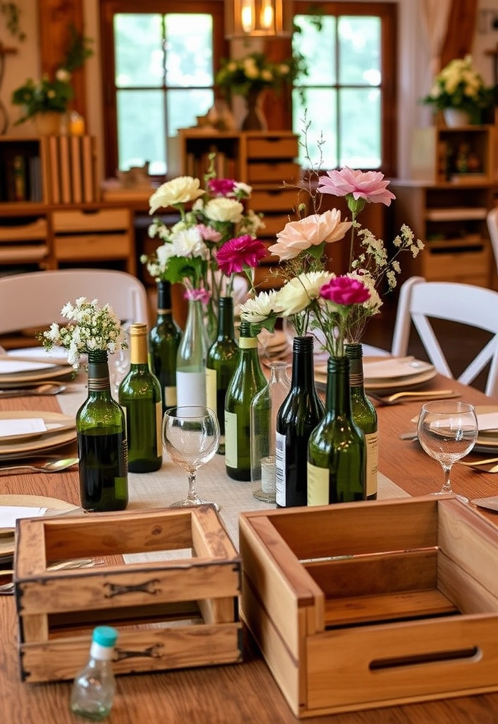 20 Stunning Wedding Centerpieces You Can DIY for Under $50 (Your Guests Will Be Amazed!) - 18. Creative Repurposed Items
