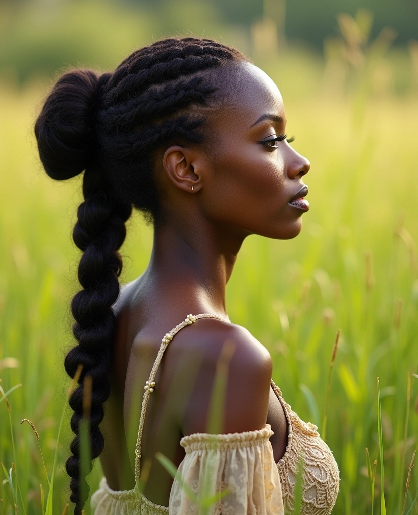 21 Stunning Summer Hairstyles for Black Women with Braids (You Won't Believe #14!) - 13. Braided Fishtail Braid