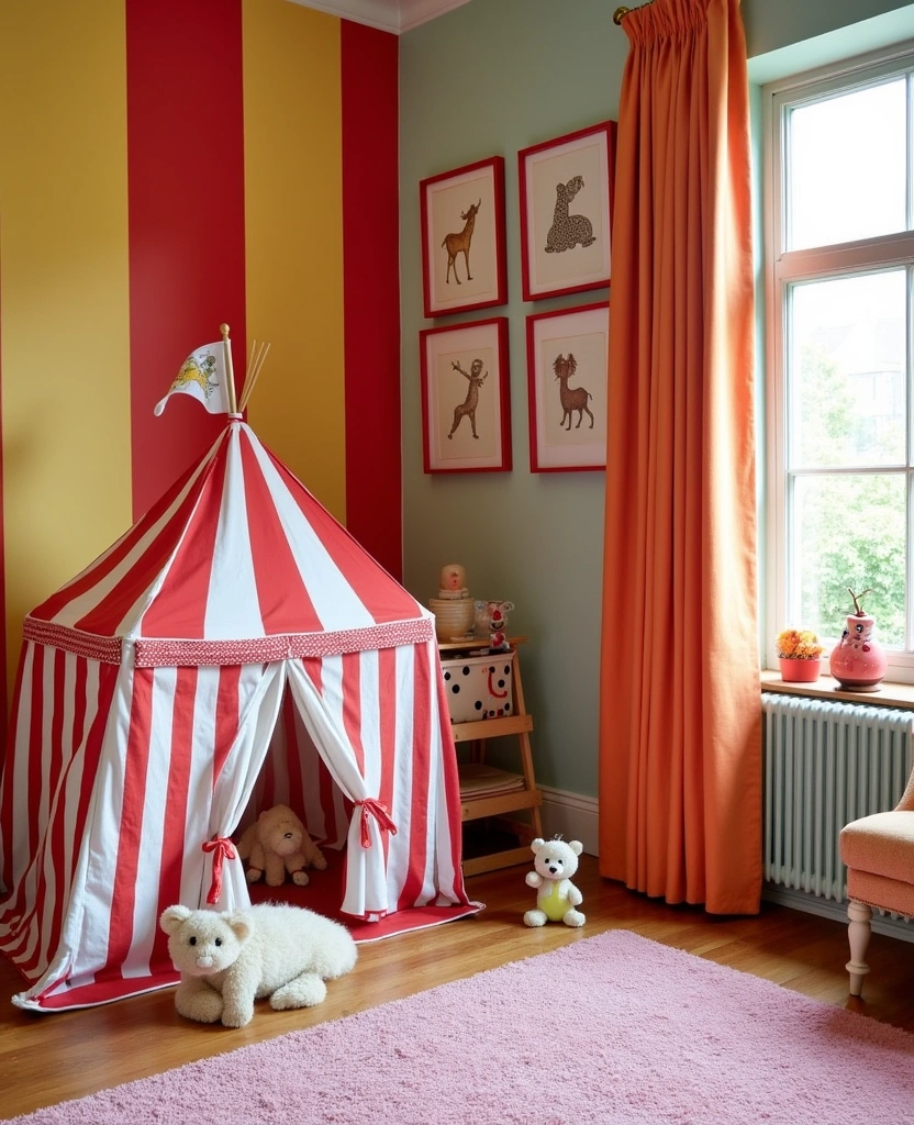 22 Creative Nursery Themes That Will Make Your Baby’s Room a Dream Come True! - 3. Vintage Circus