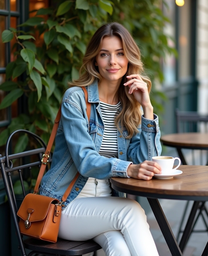20 Elegant Parisian Style Outfits That Will Transform Your Look (You’ll Love #4!) - 3. Effortless Stripes