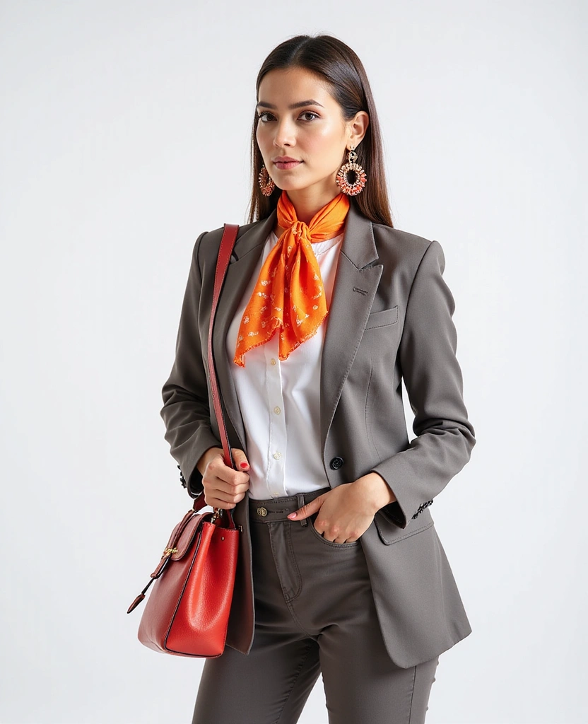 20 Professional Summer Outfits That Keep You Cool and Chic at Work! - 8. Colorful Accessories