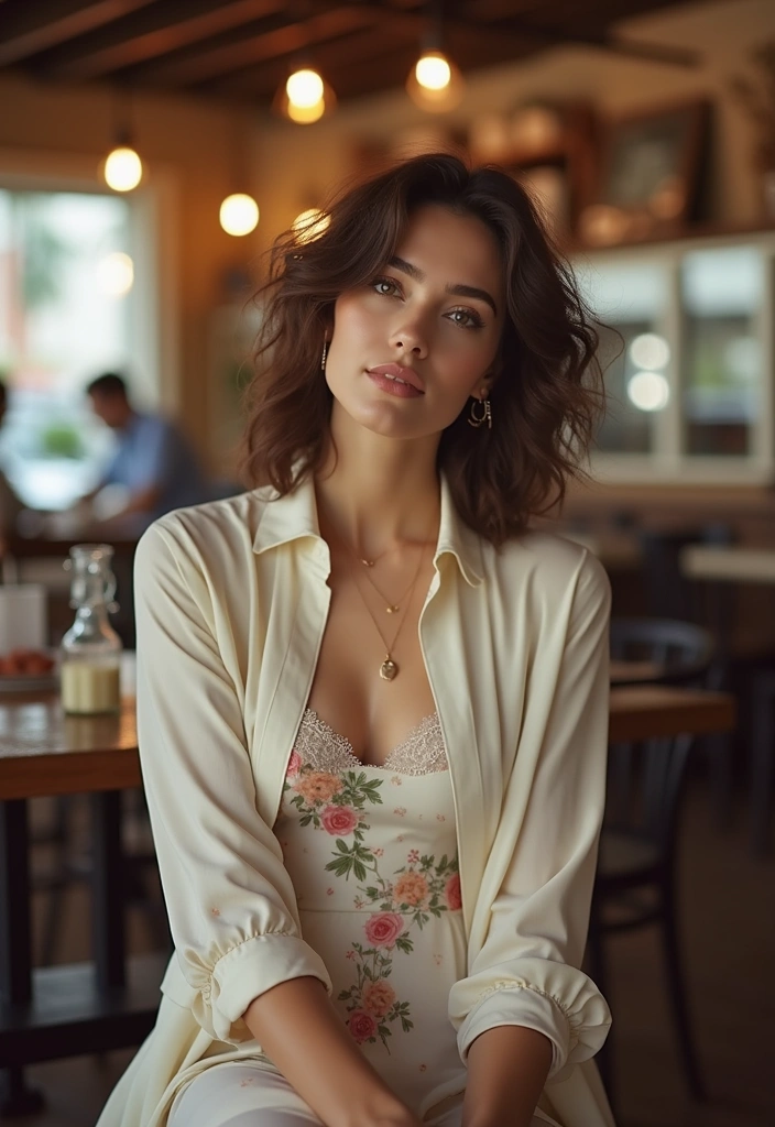 29 Gorgeous Silk Shirt Outfit Ideas That Will Elevate Your Wardrobe! - 9. The Chic Layered Look