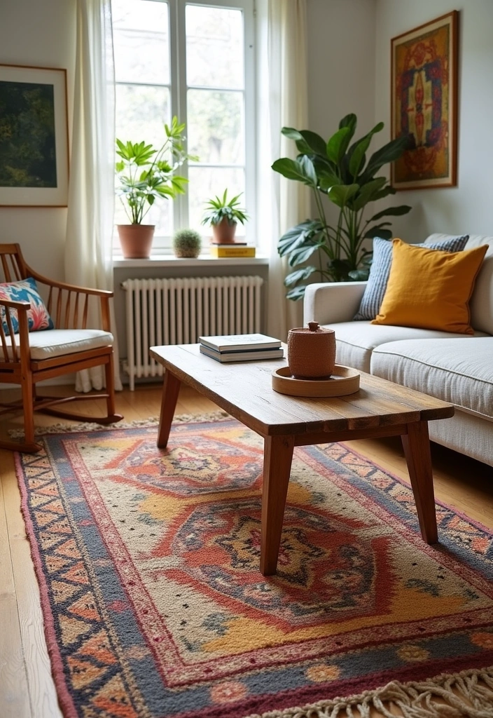 Explore 44 Stunning Organic Modern Living Room Designs for a Spacious Feel! - 10. Layered Rugs