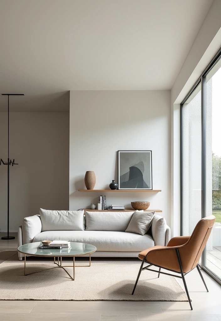 Explore 44 Stunning Organic Modern Living Room Designs for a Spacious Feel! - 2. Minimalist Furniture