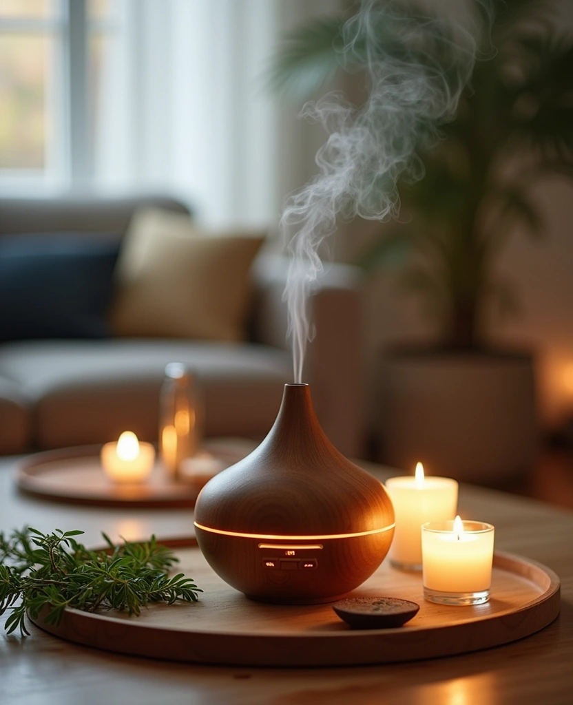 Explore 44 Stunning Organic Modern Living Room Designs for a Spacious Feel! - 23. Aromatic Elements