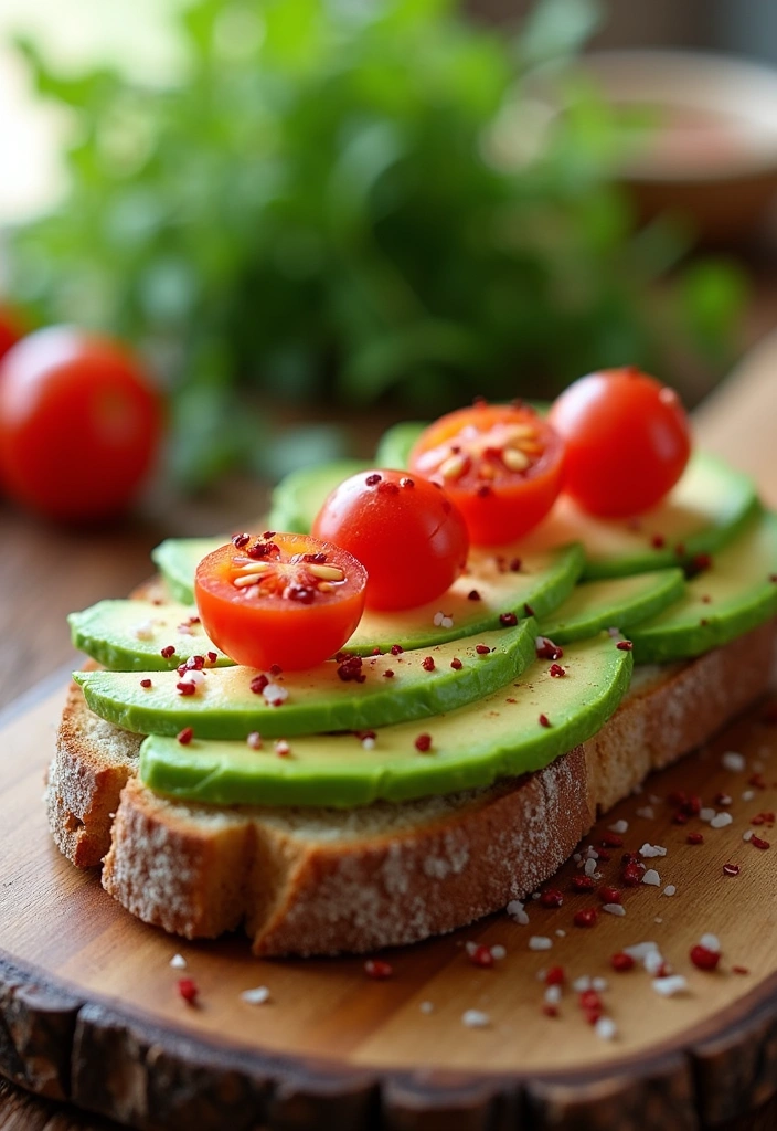 10 Breakfast Toast Ideas That Will Transform Your Mornings Forever! - 1. Avocado Toast with Cherry Tomatoes
