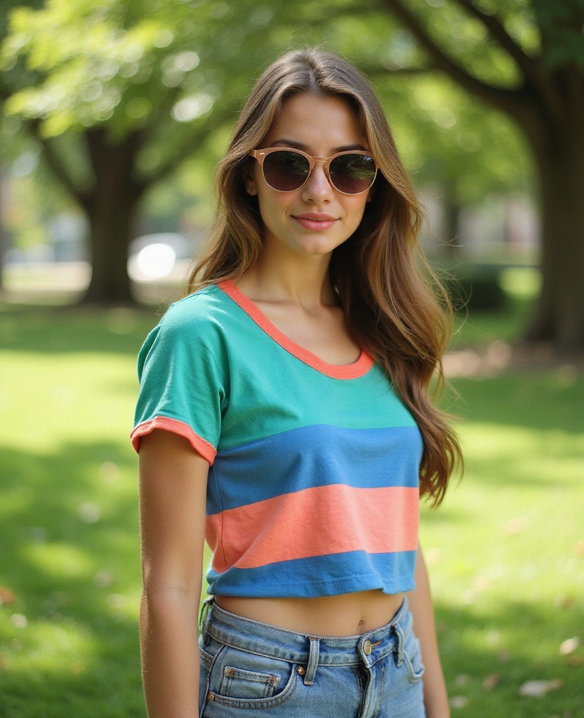 26 Retro Outfit Ideas That'll Make You Stand Out in Any Crowd! - 13. The Retro Ringer Tee