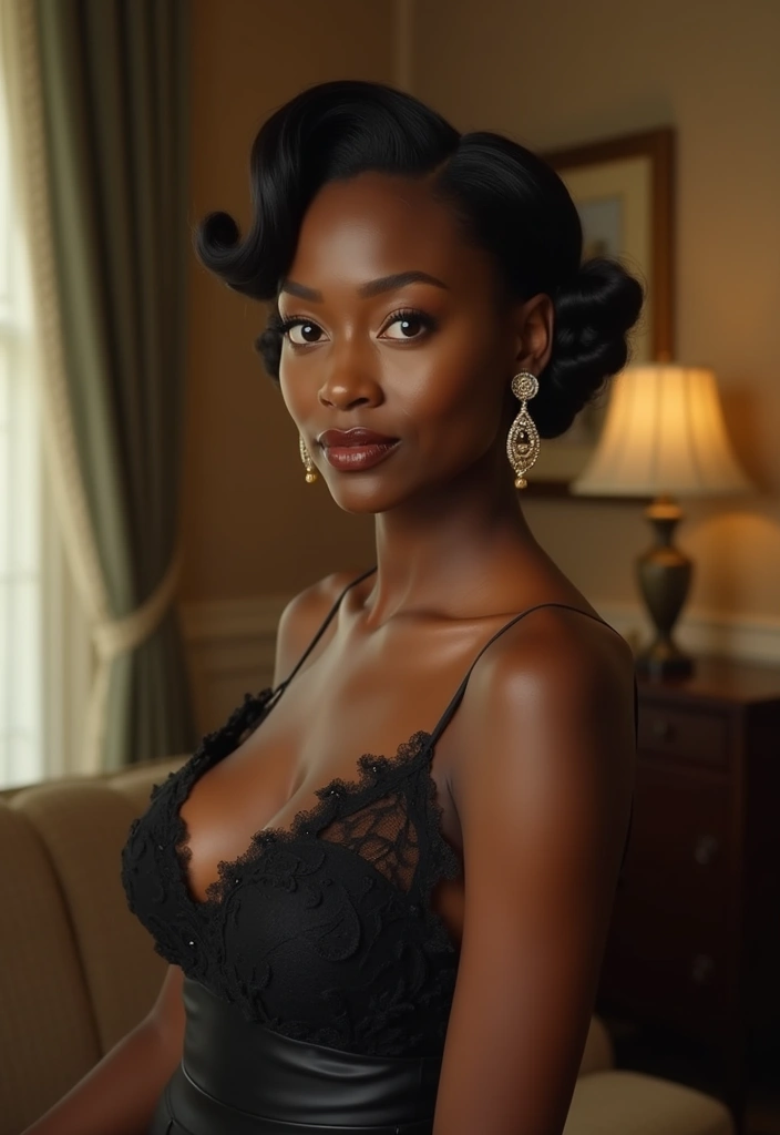 28 Fabulous Pixie Hairstyles for Black Women That'll Turn Heads Everywhere! - 7. Vintage-Inspired Pixie