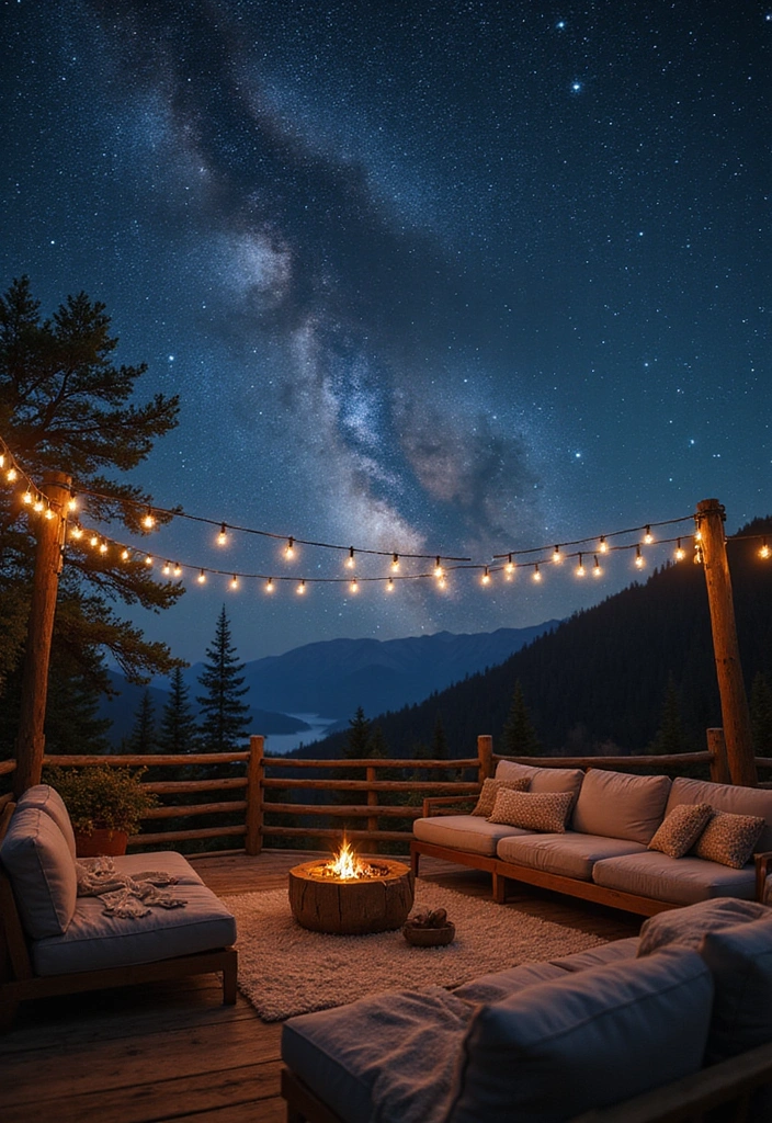 35 Outdoor Living Room Ideas That'll Make You Feel Like You're on Vacation Every Day! - 25. Night Sky Sanctuary