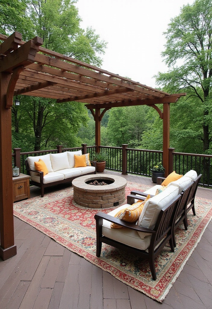 35 Outdoor Living Room Ideas That'll Make You Feel Like You're on Vacation Every Day! - 5. Elevated Deck Retreat