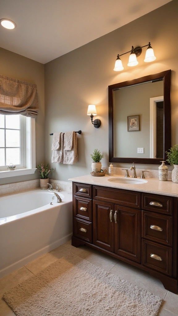 40 Bold Bathroom Color Inspirations That Will Make You Want to Redecorate (#30 is a Game-Changer!) - 14. Rich Chocolate Brown