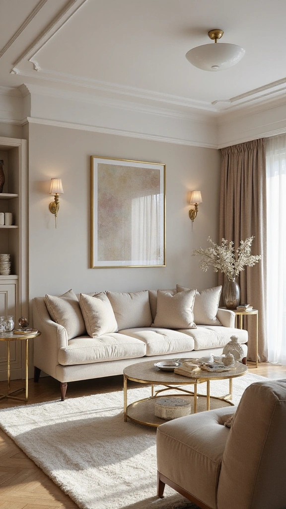 40 Stunning Living Room Makeover Ideas That Will Transform Your Space! - 20. Classy Neutral Tones