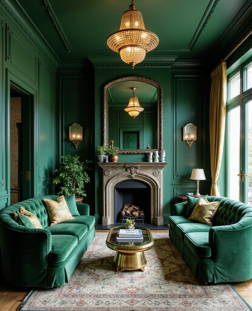 40 Stunning Living Room Makeover Ideas That Will Transform Your Space! - 39. Timeless Art Deco