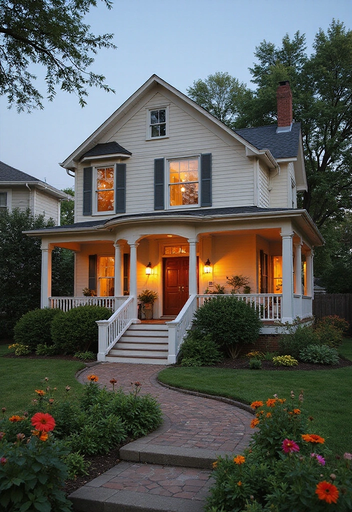 Discover the 32 Most Stunning American Colonial Homes You Need to See! - 26. The Elegant Colonial Revival Bungalow