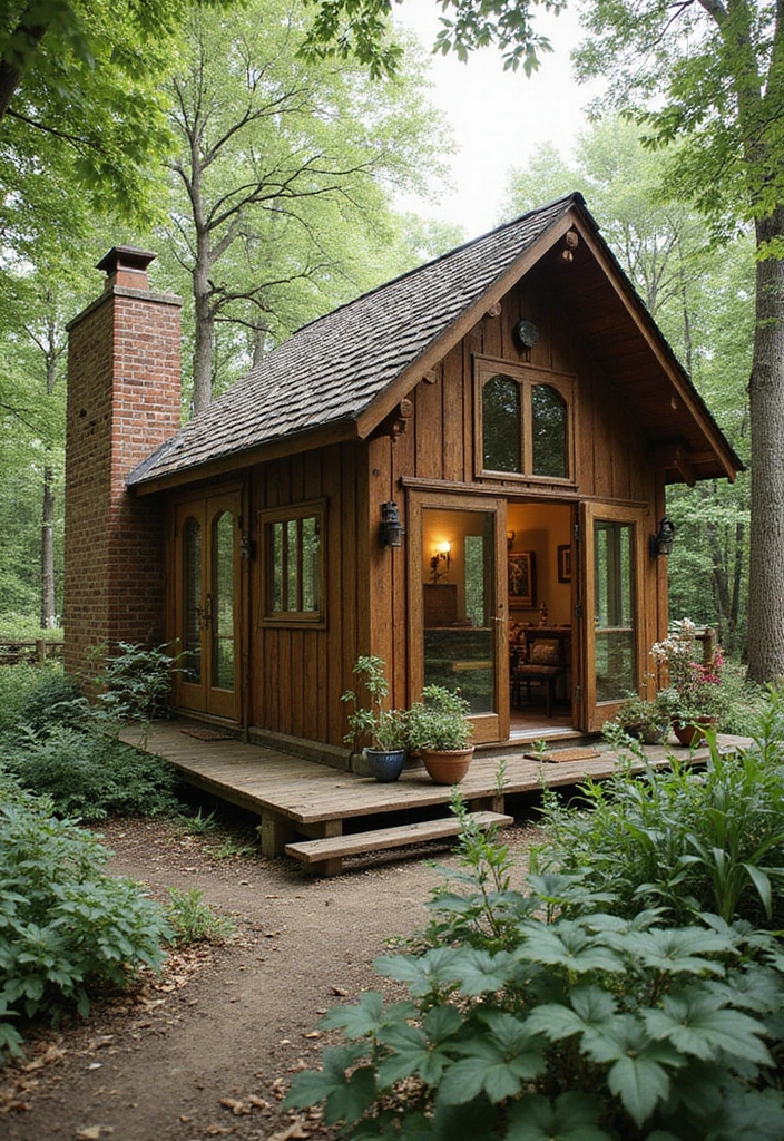 Explore 35 Cottagecore Homes That Perfectly Capture Rustic Aesthetic (You’ll Want to Move In!) - 15. Eco-Friendly Cottage