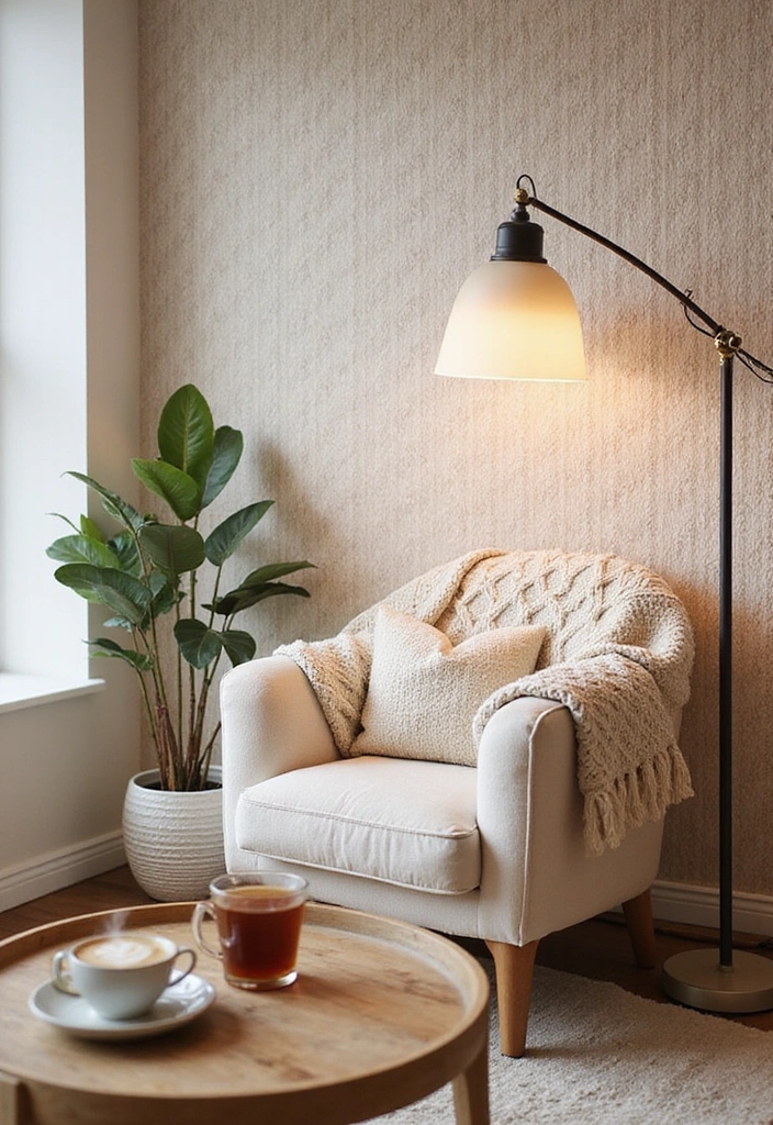 Serenity Pixels: 34 Minimalist Aesthetic Wallpapers for DIY Wall Art - 34. Cozy Knit Patterns