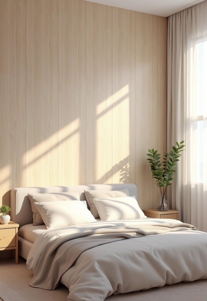 Serenity Pixels: 34 Minimalist Aesthetic Wallpapers for DIY Wall Art - 4. Nature-Inspired Textures