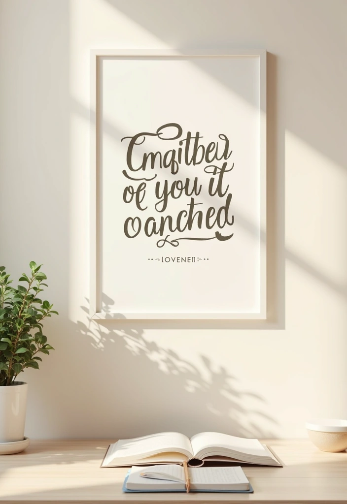 Serenity Pixels: 34 Minimalist Aesthetic Wallpapers for DIY Wall Art - 6. Inspirational Quotes