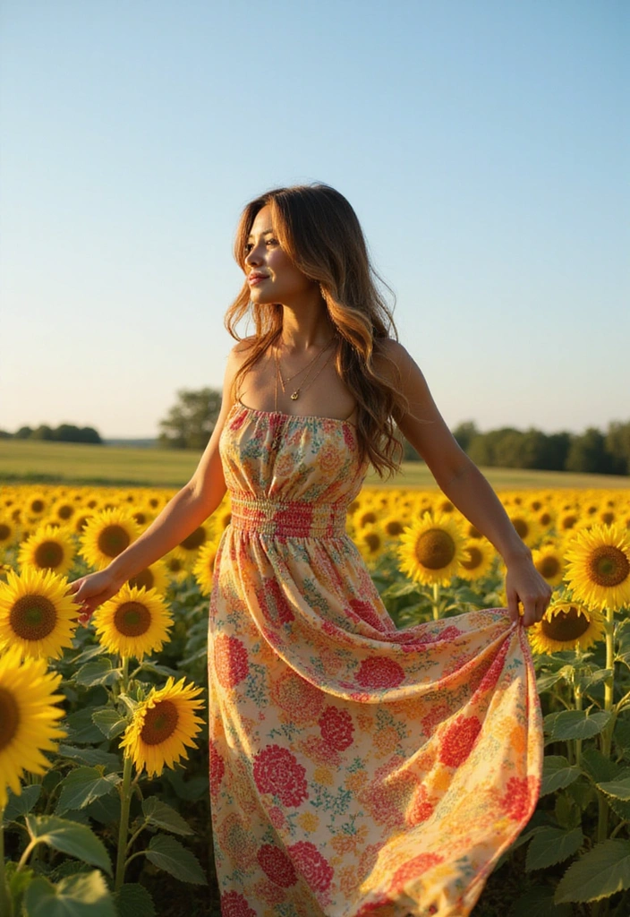 Sun-Kissed Style: Summer Fits That Look Good With a Tan! - 1. Flowy Maxi Dresses