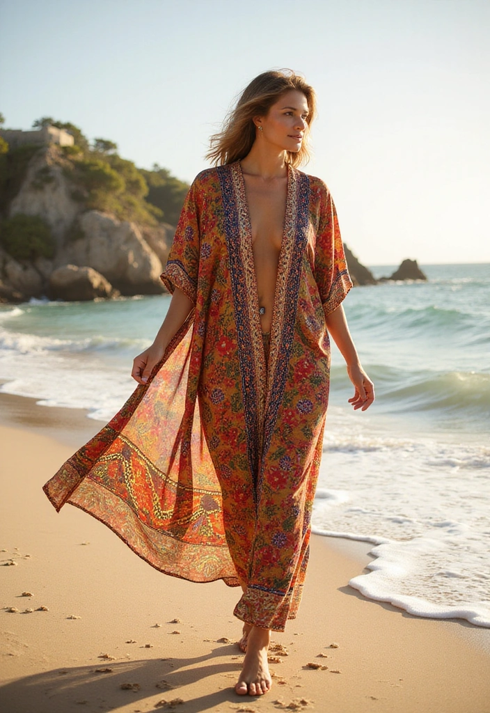 Sun-Kissed Style: Summer Fits That Look Good With a Tan! - 7. Elegant Kaftans
