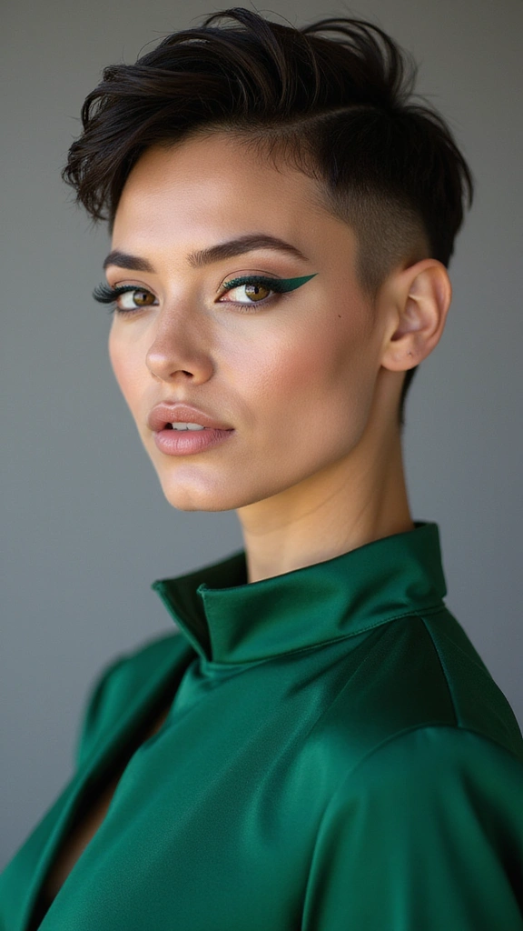 20 Stylish Short Haircuts for Black Women to Try This Year - 16. Modern Caesar Cut