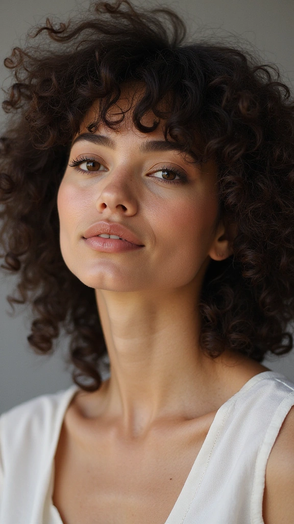 20 Stylish Short Haircuts for Black Women to Try This Year - 18. Rounded Afro with Bangs