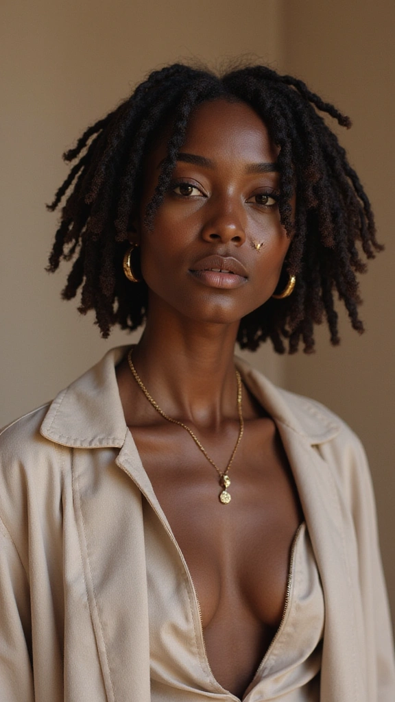 20 Stylish Short Haircuts for Black Women to Try This Year - 19. Short Loc Bob