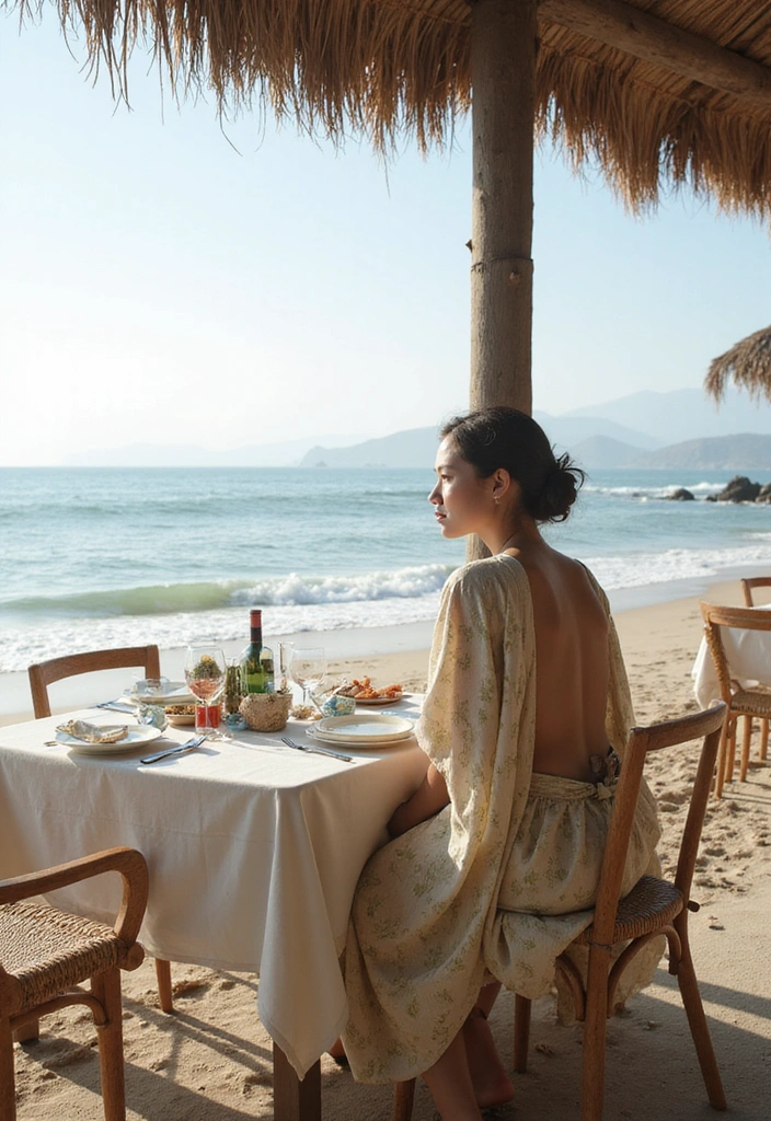 30+ Fabulous Sarong Outfit Ideas to Rock Your Tropical Getaway! - 11. Sarong & Kimono Layering