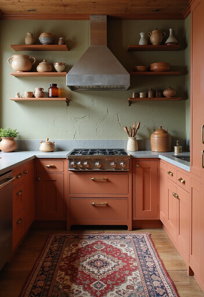 Discover 17 Earthy Kitchen Decor Ideas That Will Make You Fall in Love with Cooking Again! - 3. Autumnal Earth Tones in Harmony