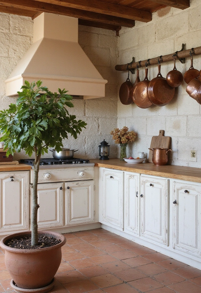 Discover 17 Earthy Kitchen Decor Ideas That Will Make You Fall in Love with Cooking Again! - 7. Stone & Clay Mediterranean Elegance