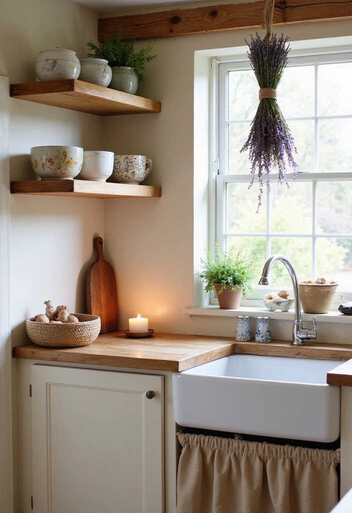 Discover 17 Earthy Kitchen Decor Ideas That Will Make You Fall in Love with Cooking Again! - 8. Cozy Cottage with Earthy Layers
