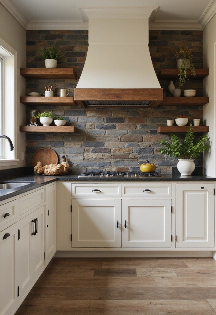 Unlock Contemporary Kitchen Looks with These 28 Backsplash Styles! - 18. Rustic Slate Tiles