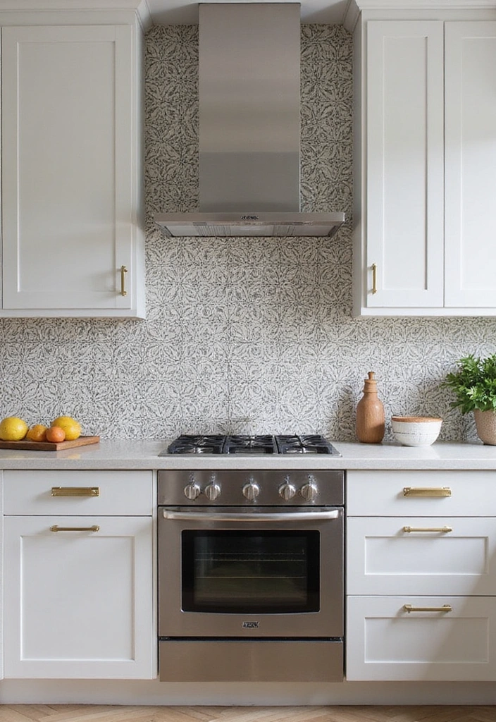 Unlock Contemporary Kitchen Looks with These 28 Backsplash Styles! - 7. Elegant Cement Tiles