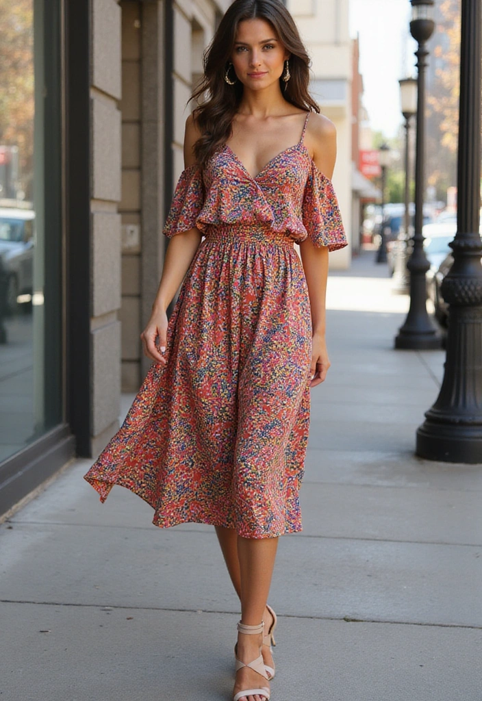 10+ Stunning Summer Dresses - 5. The Midi Dress Trend