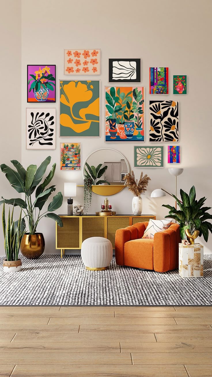 12 Stunning Gallery Wall Ideas That’ll Make You Say 'Wow!' - Art Display with a Twist: Framed Textiles