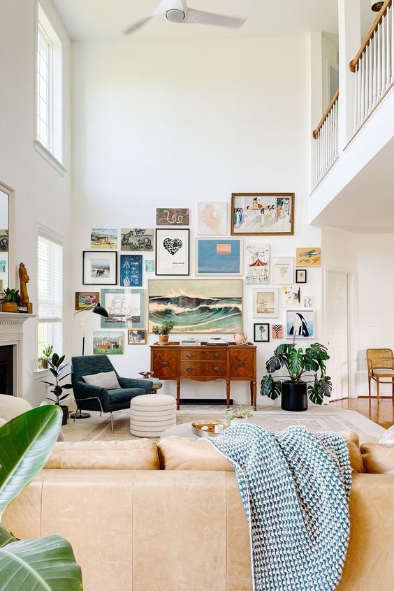 12 Stunning Gallery Wall Ideas That’ll Make You Say 'Wow!' - Artistic Expression: A Creative Collage